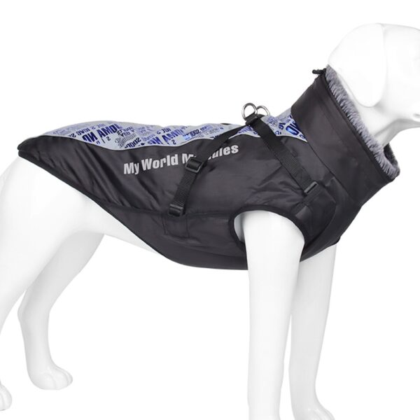 Warm Waterproof Reflective Big Dog Shell Jacket Pet Clothing - Image 4