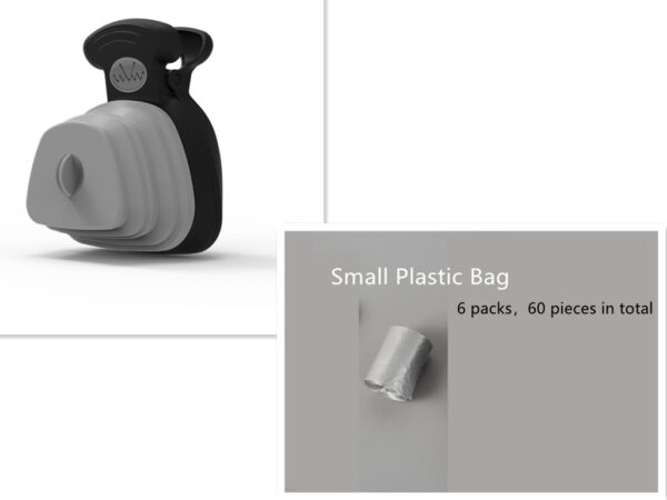 Pet Dog Poop Bag Dispenser Travel Foldable Poop Spoon - Image 3