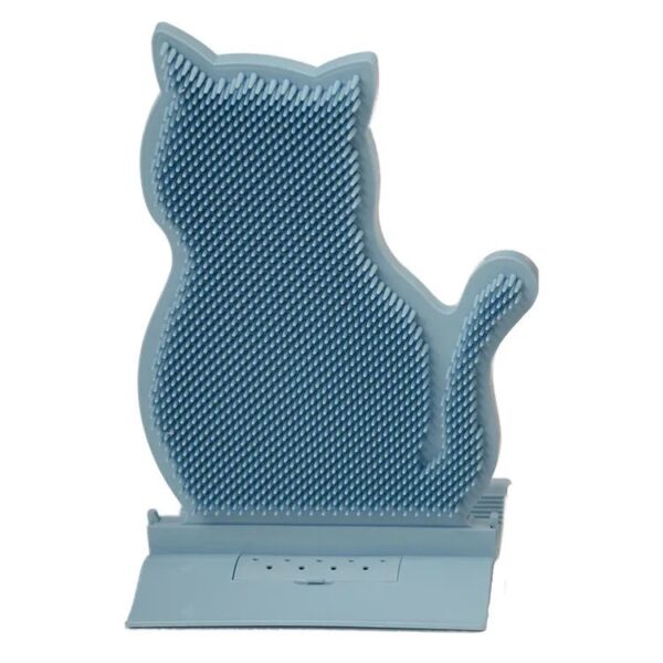 Cat Self Massage Brush Grooming Toy with Catnip Wall Corner Cat Self Groomer Shed Hair Removal Comb Cat Itching Brush Massage - Image 2