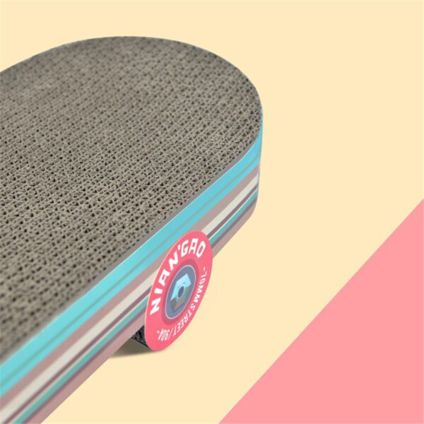 Rice Cake Skateboard Cat Scratching Board Corrugated Small Cat Supplies Cat Toys - Image 4