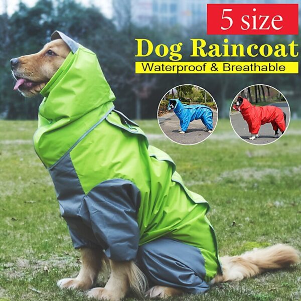 Four-legged all-inclusive pet waterproof clothes