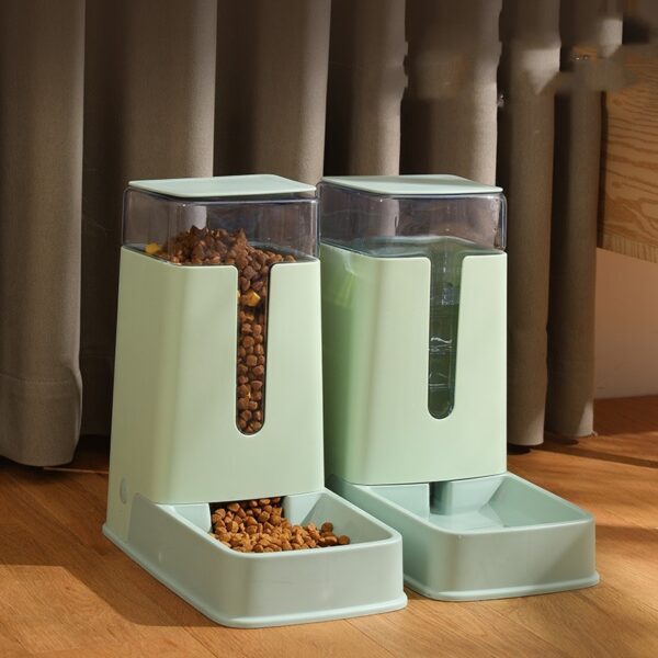 Pet Double Bowl Automatic Feeder Waterer - Image 7