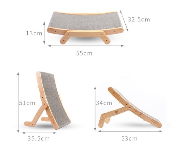 Deformation Cat Bed Vertical Corrugated Paper Grinding Claw Toy Replaceable Core Pet Products - Image 2