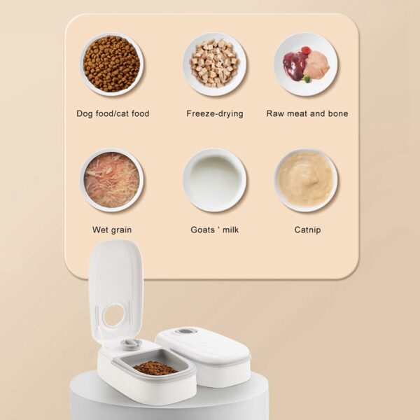 Automatic Pet Feeder Smart Food Dispenser For Cats Dogs Timer Stainless Steel Bowl Auto Dog Cat Pet Feeding Pets Supplies - Image 6