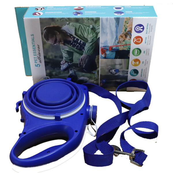 Pet Supplies With Water Bottle, Cup, Pet Rope - Image 9