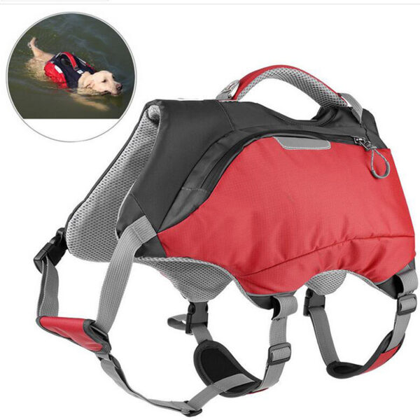 Pet backpack life jackets - Image 4