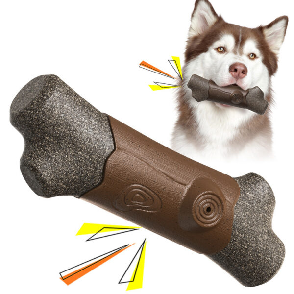 Dog Toy Bite-resistant Can Sound Molar Rod Branches - Image 2