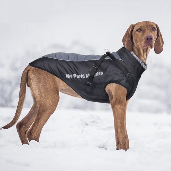 Warm Waterproof Reflective Big Dog Shell Jacket Pet Clothing - Image 3