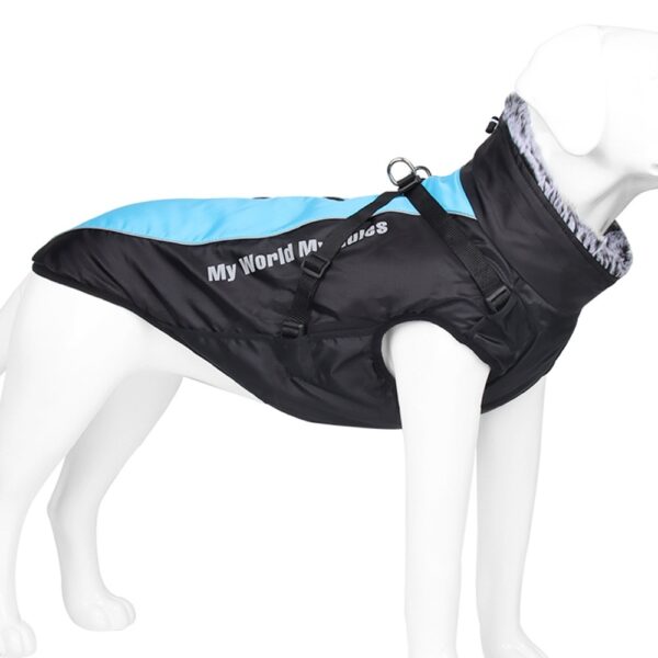 Warm Waterproof Reflective Big Dog Shell Jacket Pet Clothing - Image 9