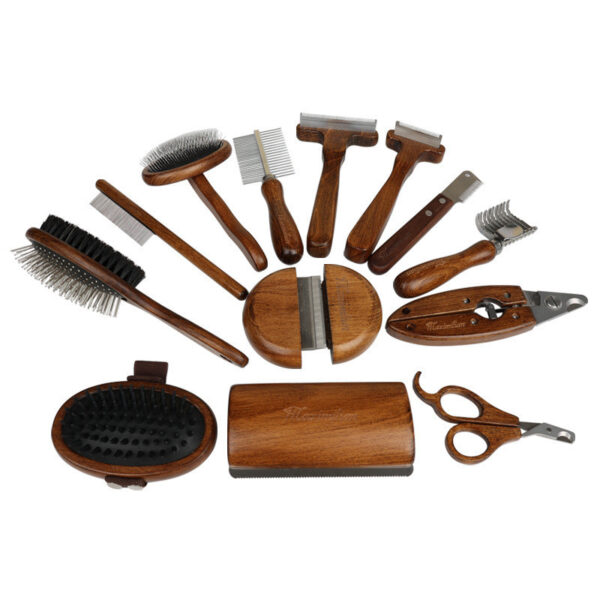 Pet Comb Solid Wood Antique Hair Removing Products - Image 2