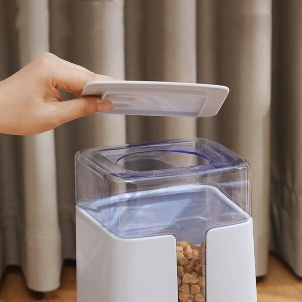 Pet Double Bowl Automatic Feeder Waterer - Image 8