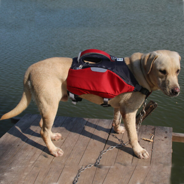 Pet backpack life jackets - Image 2
