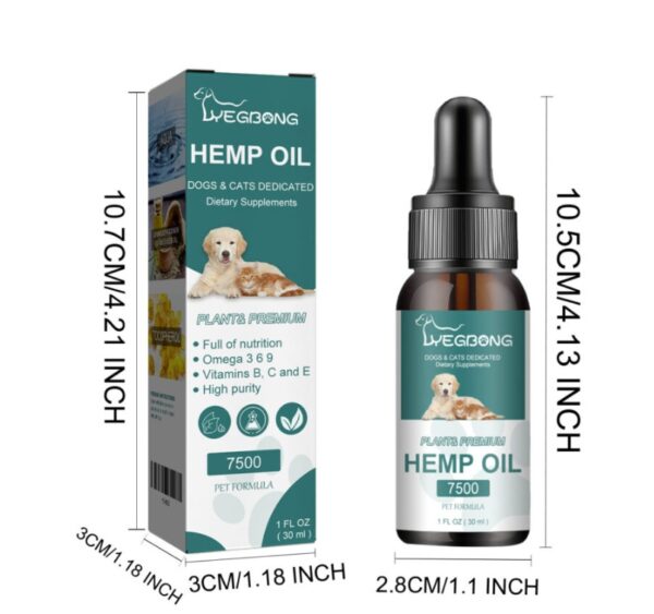 Pet Care Oil, Pet Cat And Dog Body Care, Local Moisturizing Massage Repair Essential Oil - Image 5