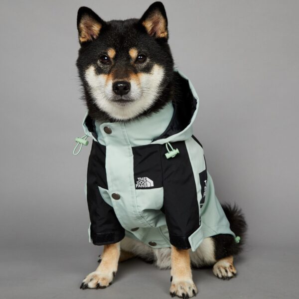 Windproof And Rainproof Large Dog Raincoat Pet Shell Jacket - Image 2