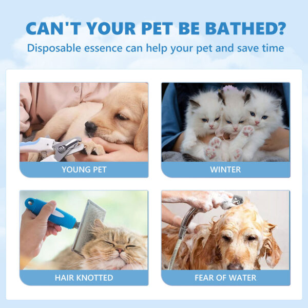 Pet Disposable Essence Dogs And Cats Clean Hair - Image 8