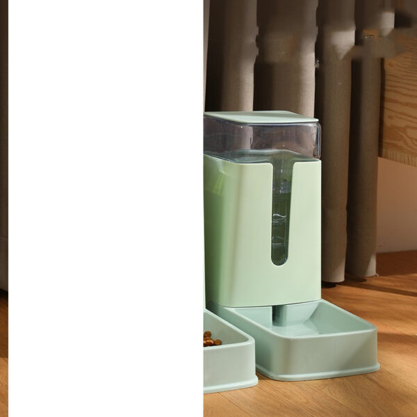 Pet Double Bowl Automatic Feeder Waterer - Image 2