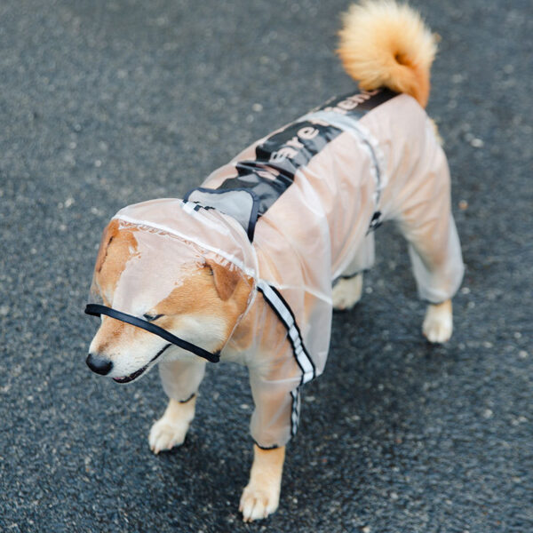 Puppy dog raincoat four feet - Image 5