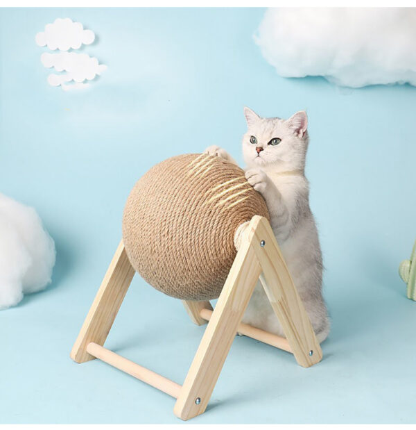 Professional Vertical Cat Toy Sisal Cat Catching Ball - Image 2