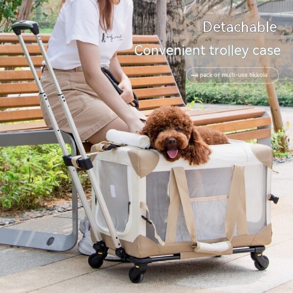 Portable Car Pet Trolley Bag For Going Out - Image 7