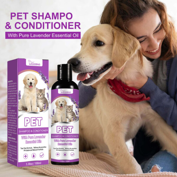 Pet Shampoo Pet Bath Relieve Skin Itching Hair Soft Non-knotted Shampoo