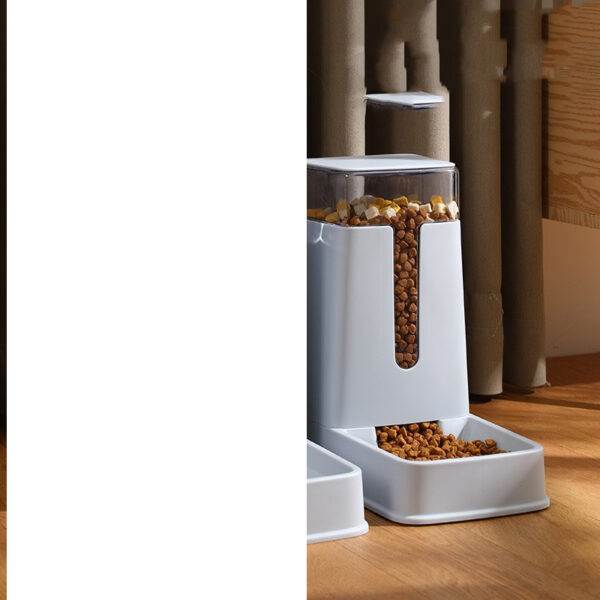 Pet Double Bowl Automatic Feeder Waterer - Image 3