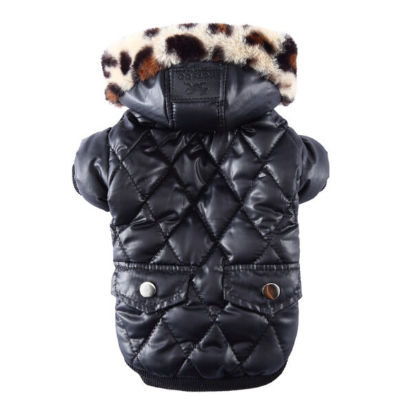 Cross-border pet supplies pet clothes dog clothes autumn and winter fur collar coat pet dog clothing - Image 7