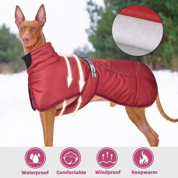 New Dog Clothes Cloak Style Thickened And Warm Pet Keeping Warming Clothes With Reflective Warmth Pet Supplies - Image 8