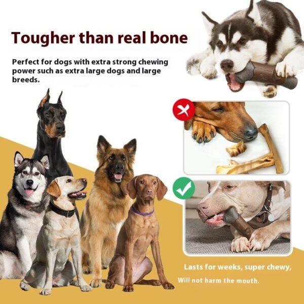 Dog Toy Bite-resistant Can Sound Molar Rod Branches - Image 3